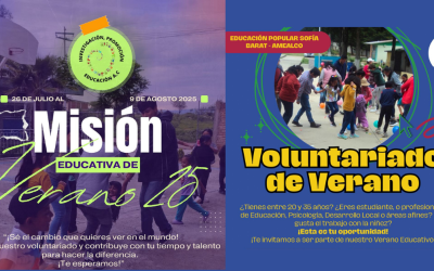 Voluntariado – Verano Educativo 2025: ¡vive un verano inolvidable!